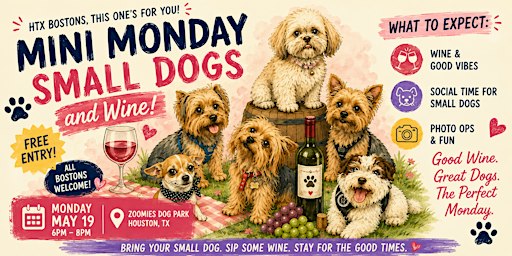 Weekly Wine and Mini-Dog Meetup