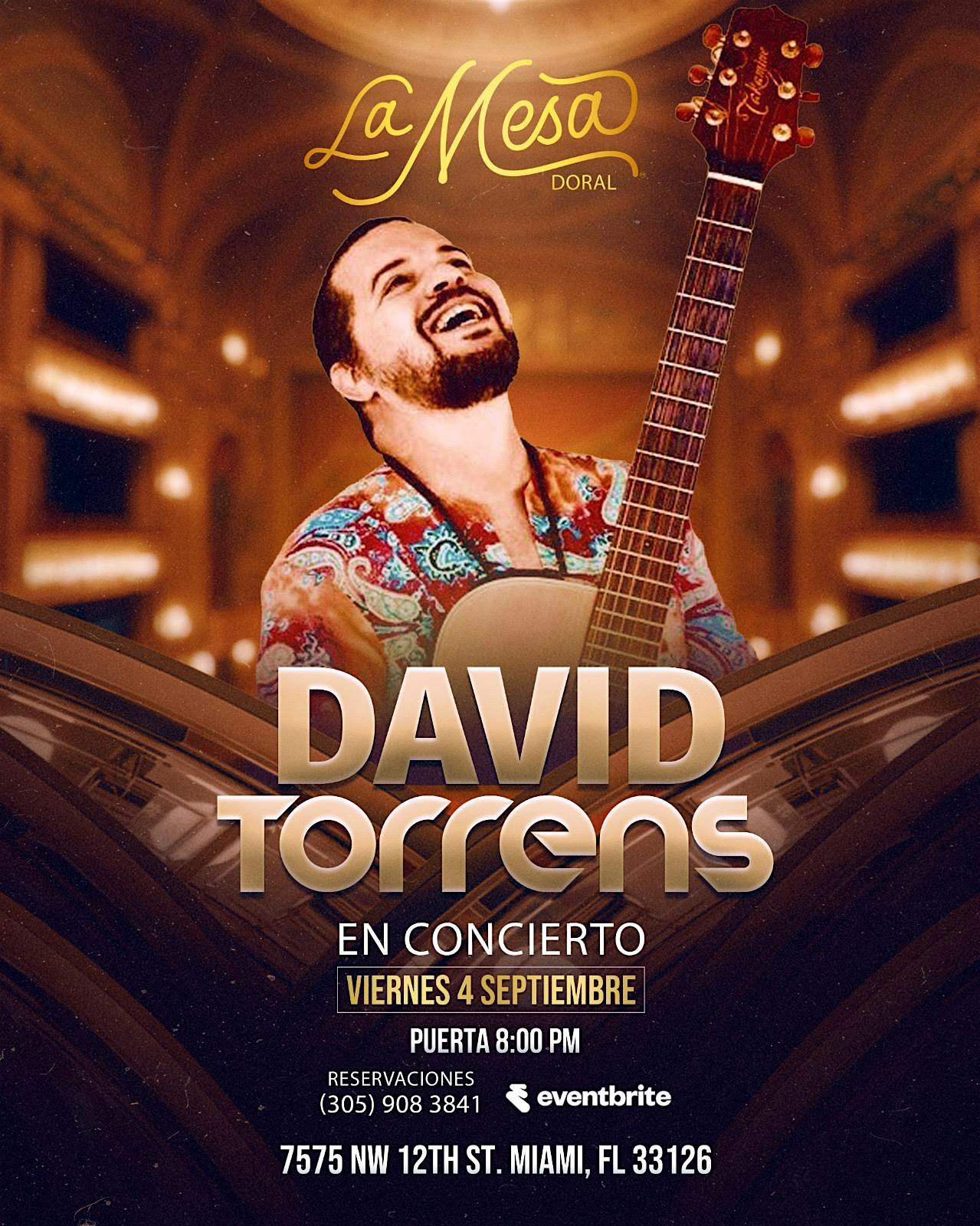 DAVID TORRENS ' GRAN SHOW " LA MESA DORAL