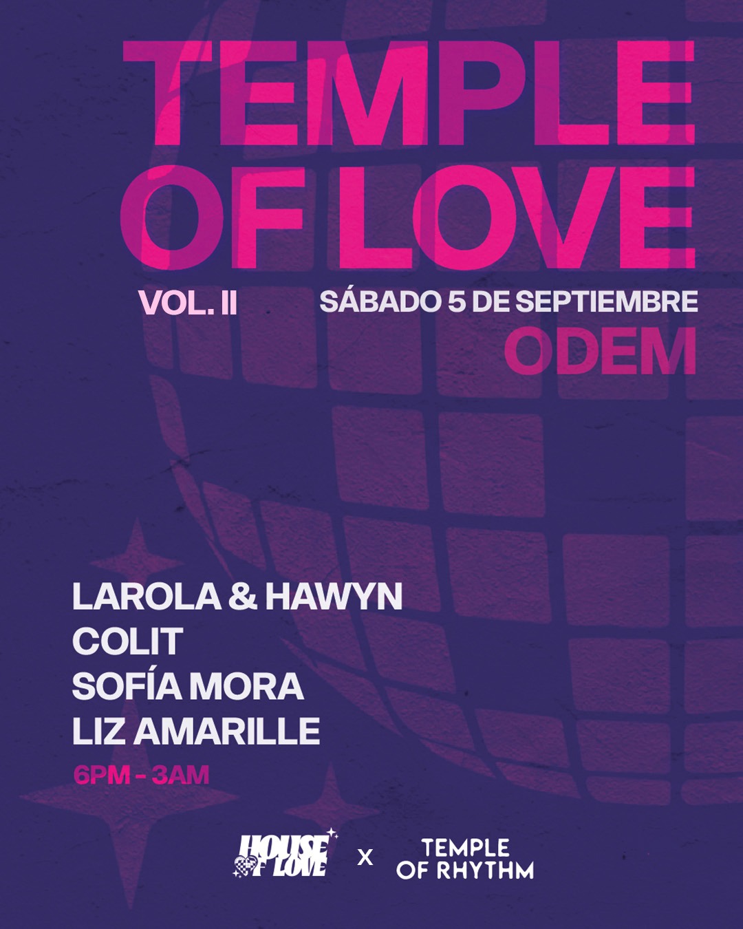 Temple Of Rhythm X HOUSE OF LOVE: TEMPLE OF LOVE VOL II
