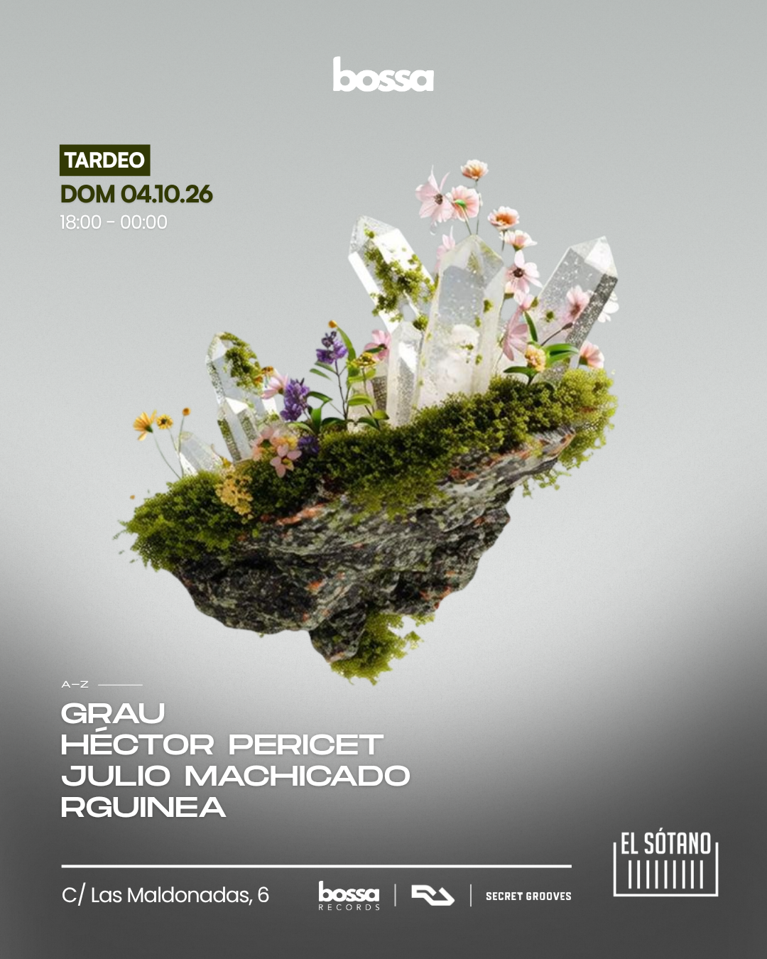 BOSSA: Grau, Héctor Pericet, Julio Machicado, Rguinea