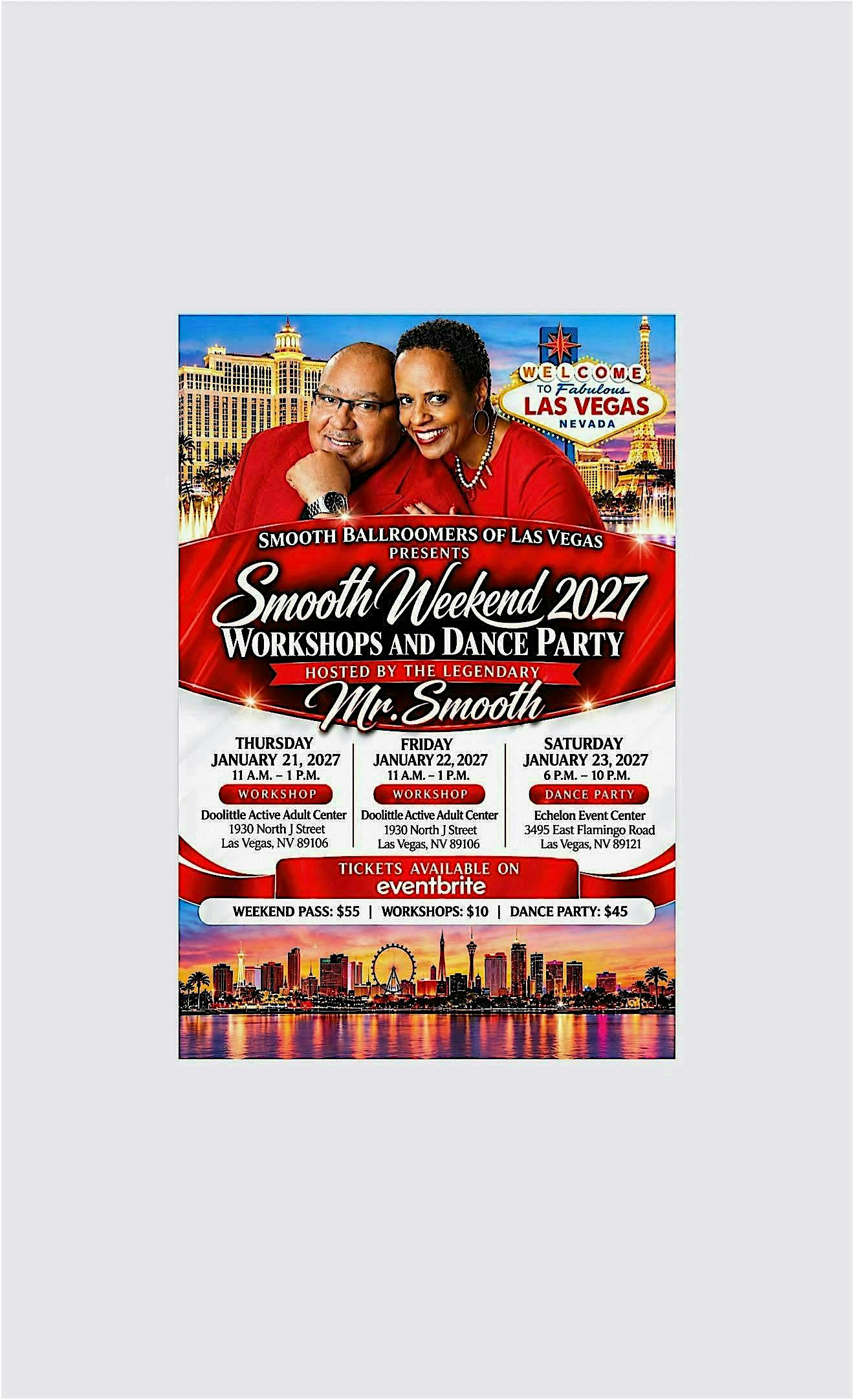 Smooth Ballroom Dance Weekend 2027 - Las Vegas  (2 LOCATIONS)