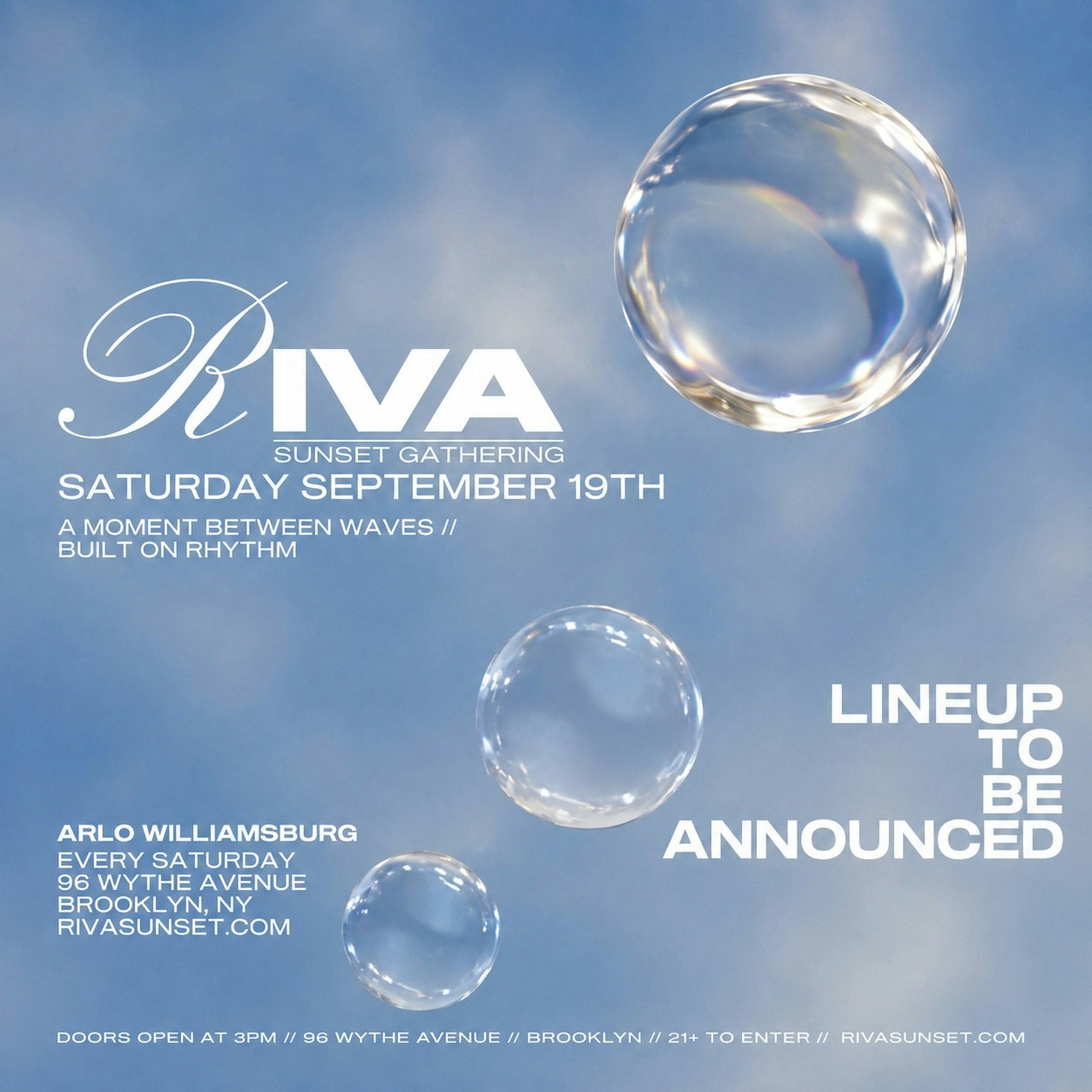 RIVA Sunset Gathering - Sep 19