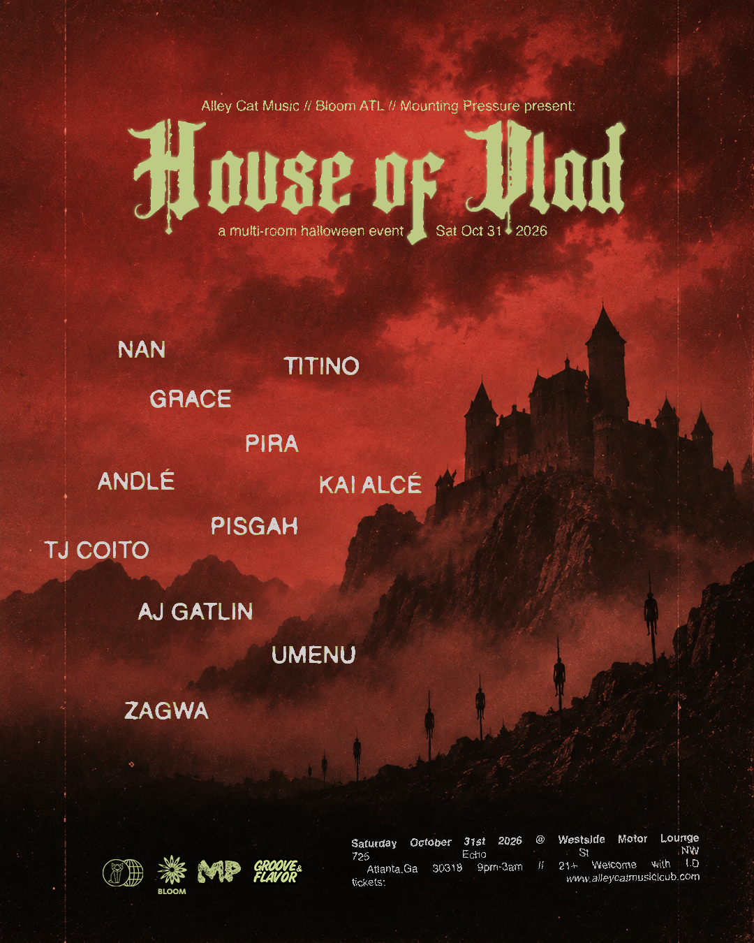 House of Vlad - Halloween mini-fest by Alley Cat, Bloom, Mounting Pressure