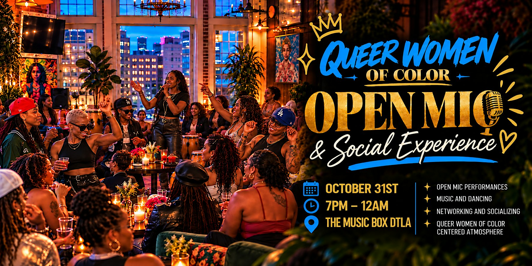 Open Mic for Queer Women of Color | Social Experience