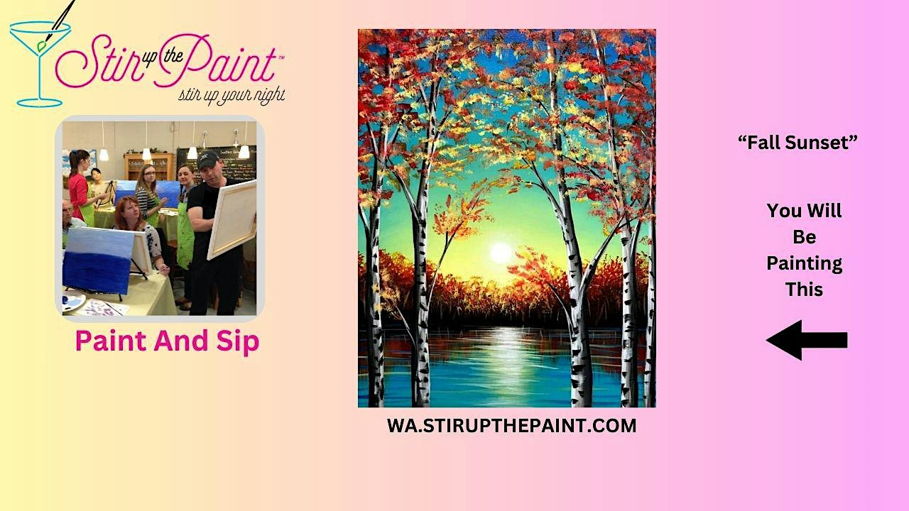 Seattle Paint and Sip, Paint Party, Paint Night  With Stir Up The Paint