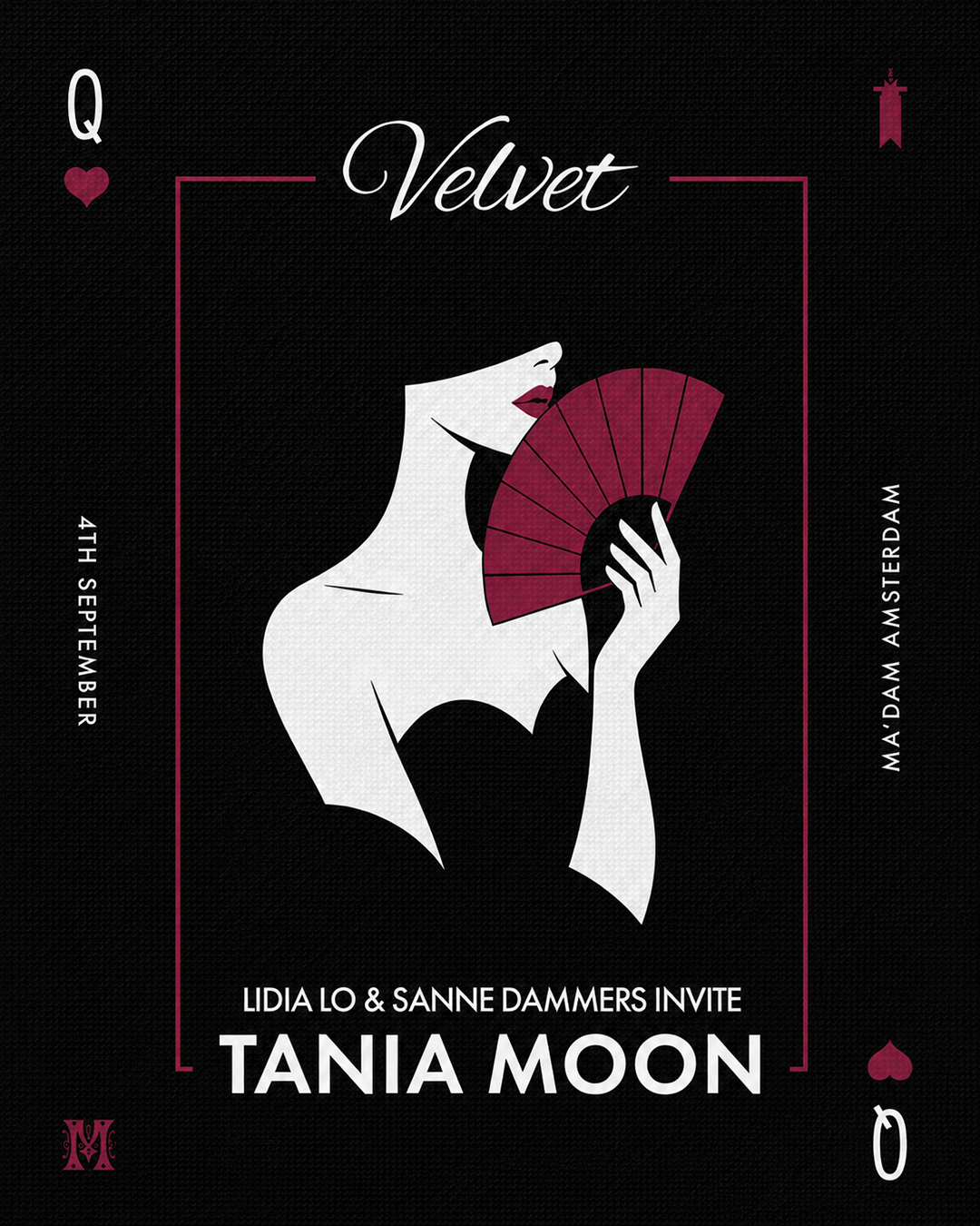 Madam by Night invites: VELVET