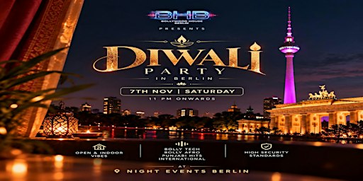BHB Diwali Party Berlin 2026 | Bollywood, Desi Beats & Nightlife