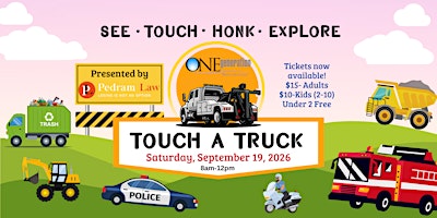 Touch A Truck September 2026 -  Sat 09/19