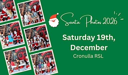 2026 SANTA PHOTOS - CRONULLA RSL (December 19th)