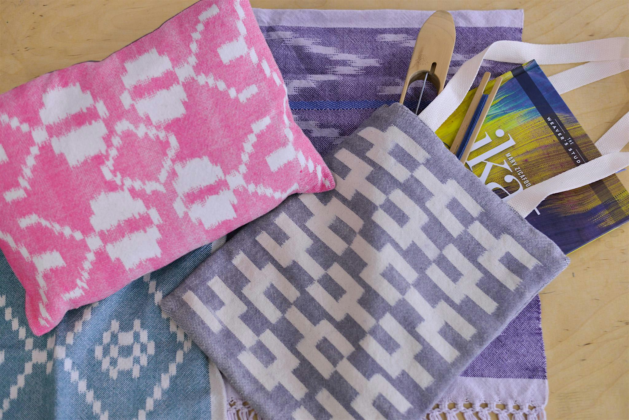 Learn ikat dyeing and weaving