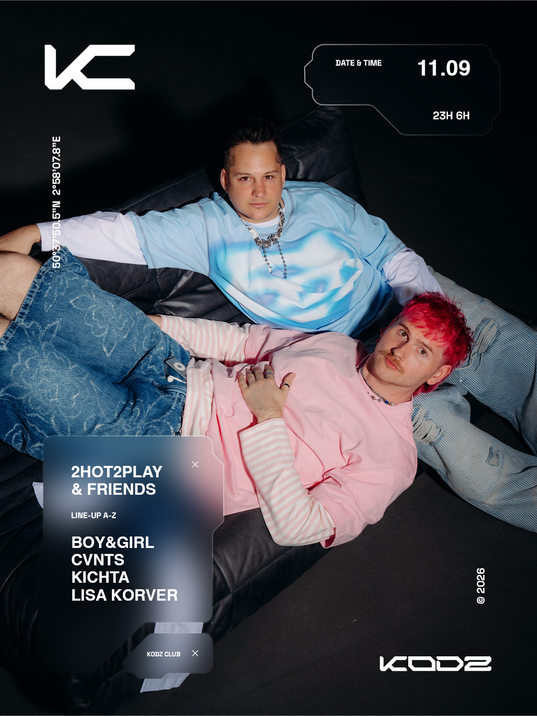 Kodz PRESENTS 2HOT2PLAY & FRIENDS: Kichta, BOY & GIRL