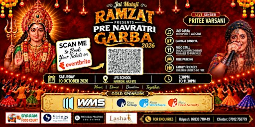 RAMZAT Pre-Navratri Garba 2026 | Live with Pritee Varsani