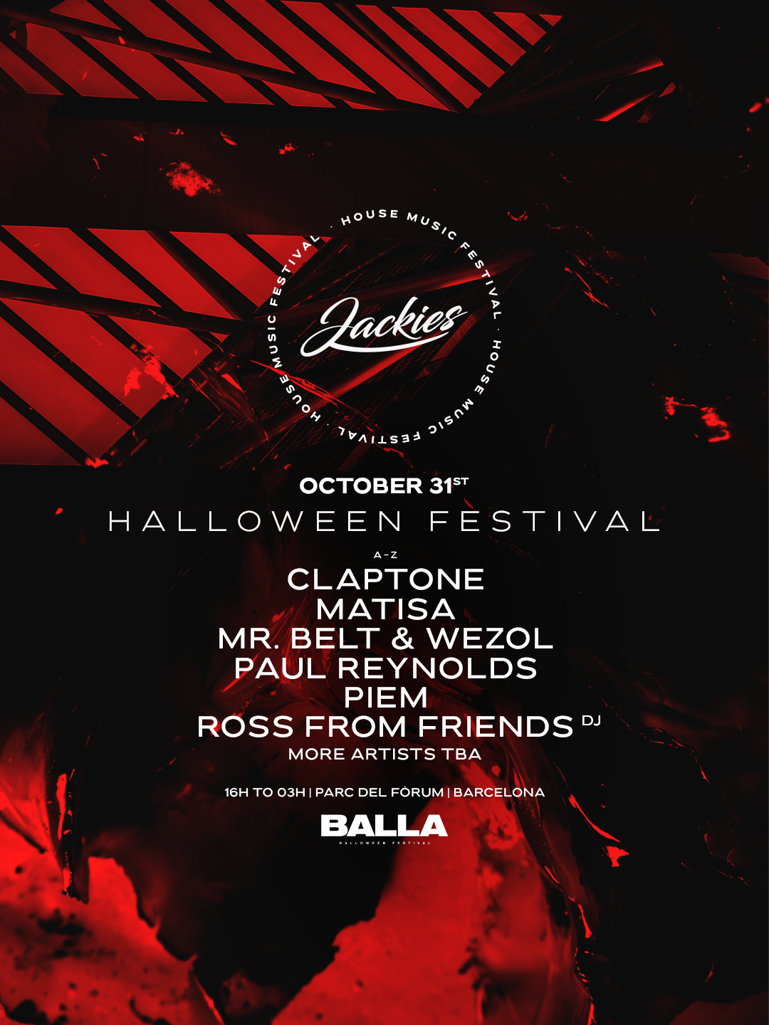 Jackies Open Air Halloween [Balla Barcelona Festival]