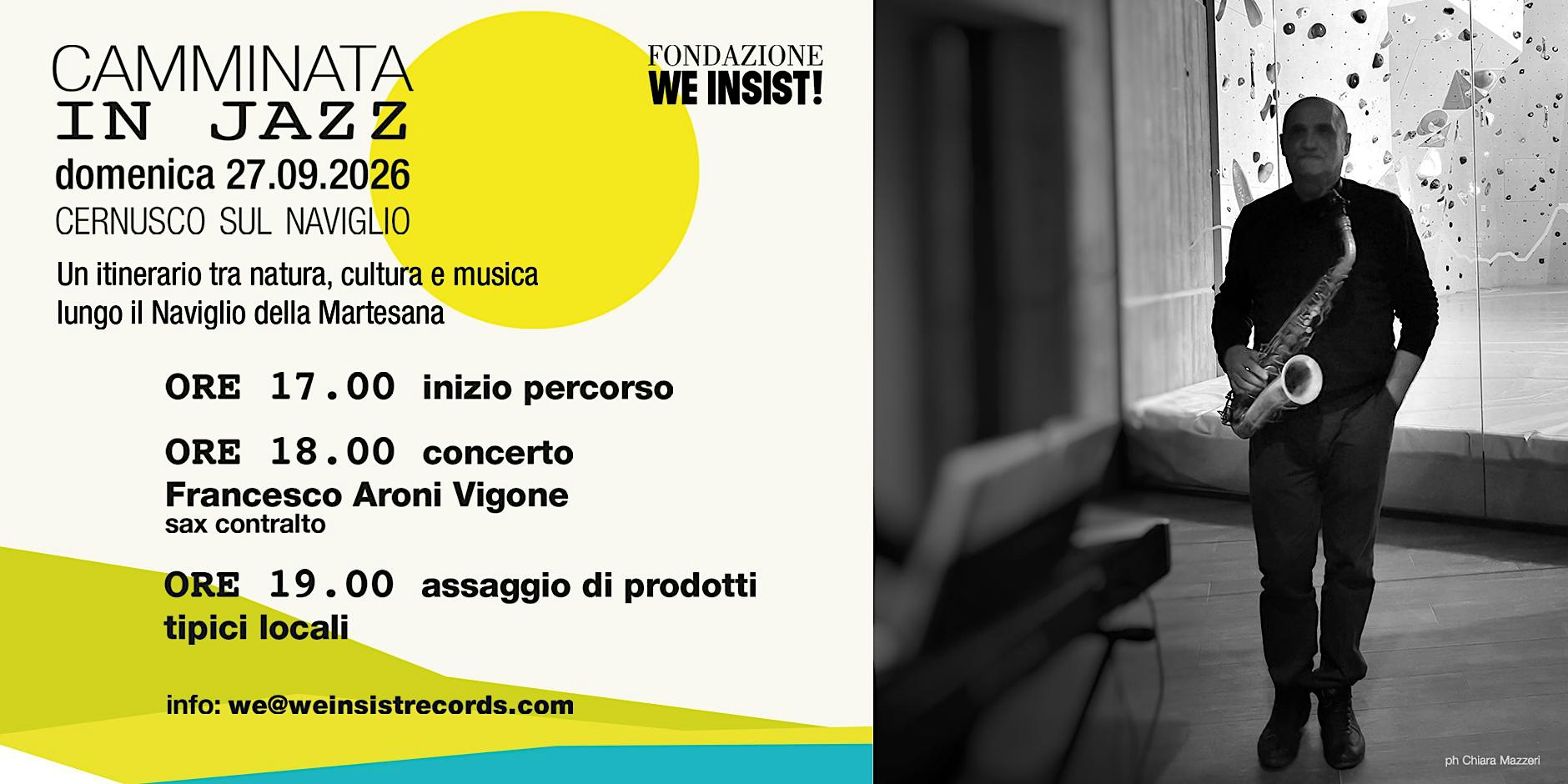 Camminata in Jazz - 27 settembre 2026