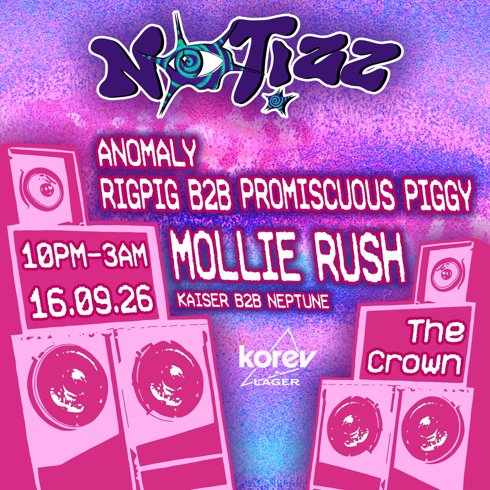 Notizz: Mollie Rush + Support