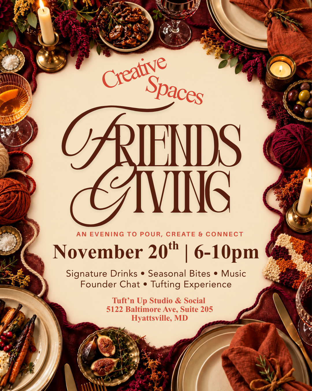 Creative Spaces Friendsgiving
