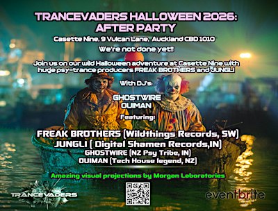 Trancevaders Halloween boat AFTER PARTY