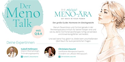 Event "Die neue Meno-Ära" am  17.09.26