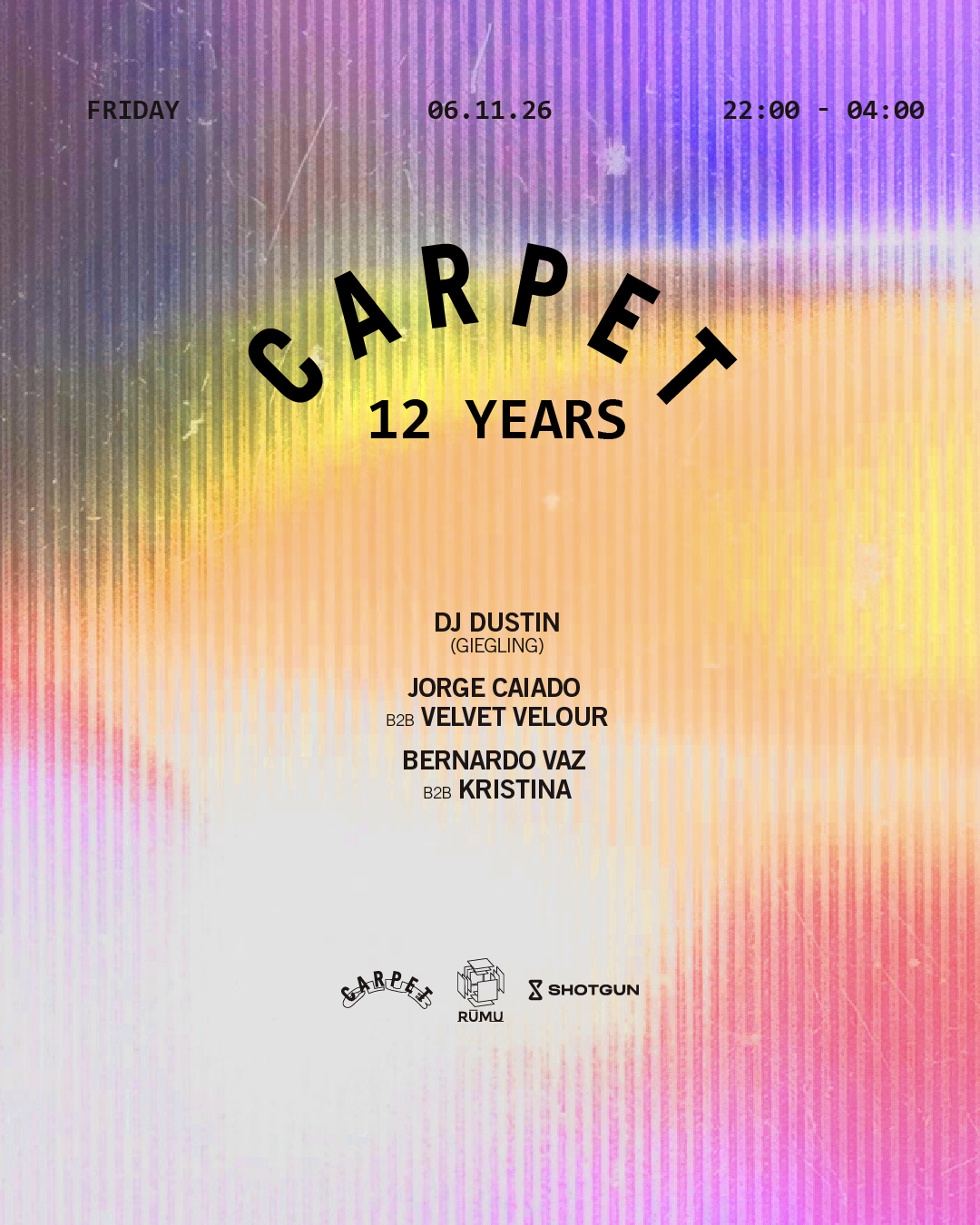Carpet 12 Years w/ DJ Dustin