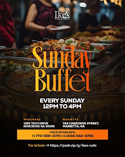 Sunday African Buffet @ Ikes - Marietta