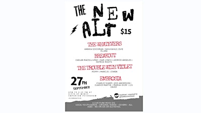 The New Alt  (all ages)