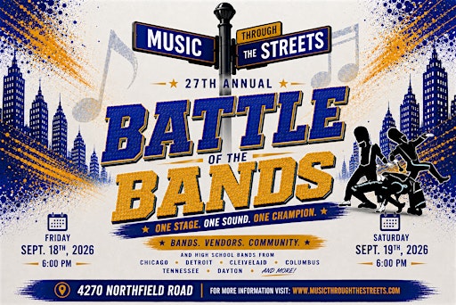 Music Through The Streets 27th Annual Battle of the Bands (Saturday)