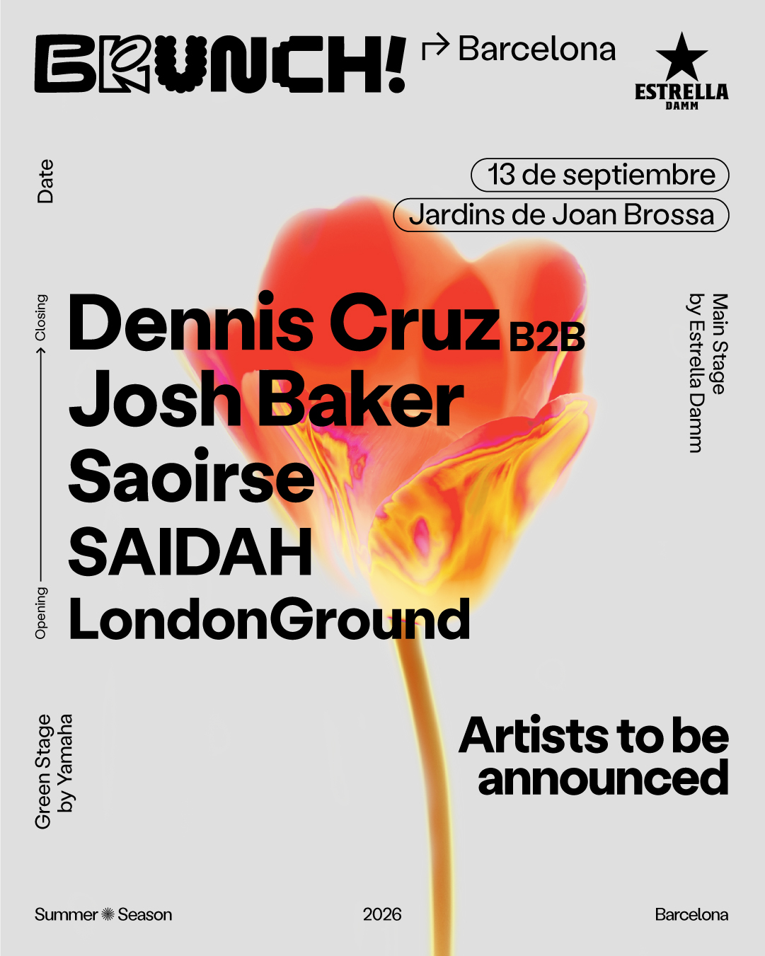 [SEASON CLOSING] Brunch Electronik Barcelona - Dennis Cruz b2b Josh Baker