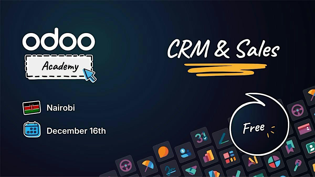 Odoo Academy CRM-Sales - Nairobi