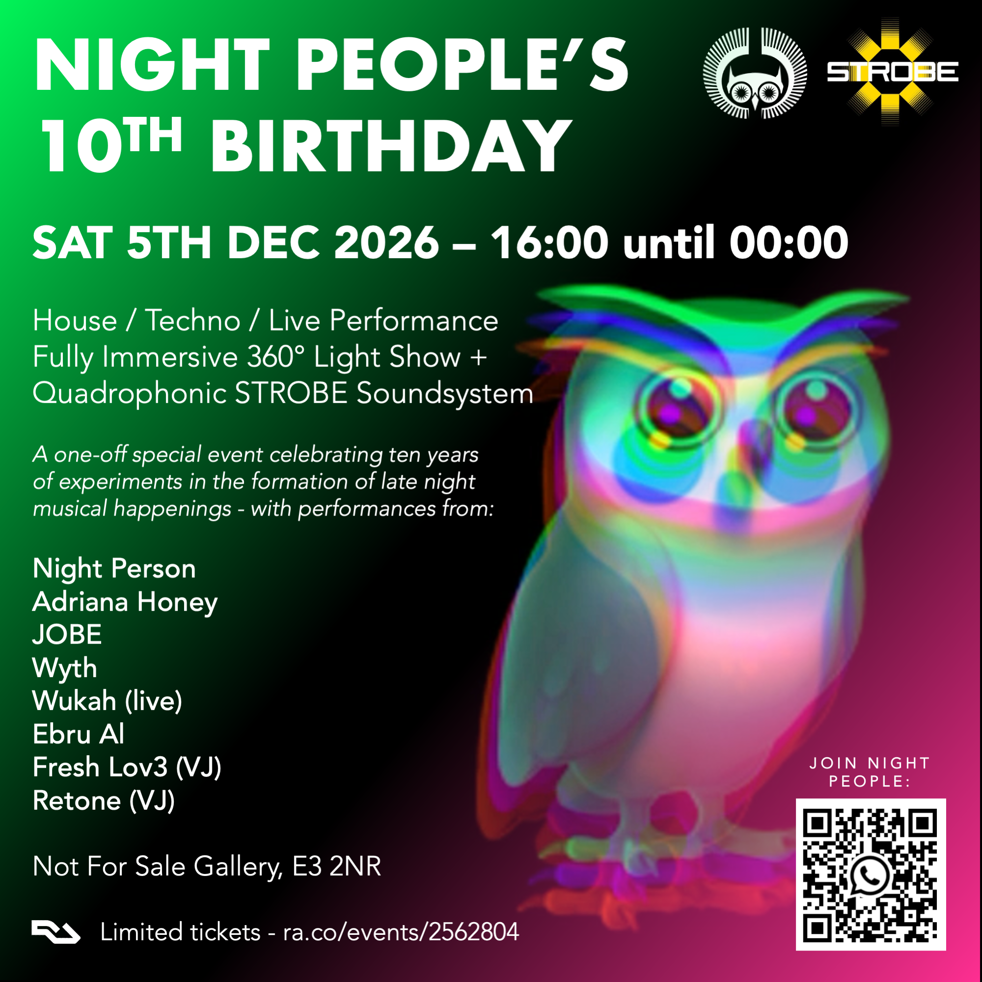 Night People's 10th Birthday