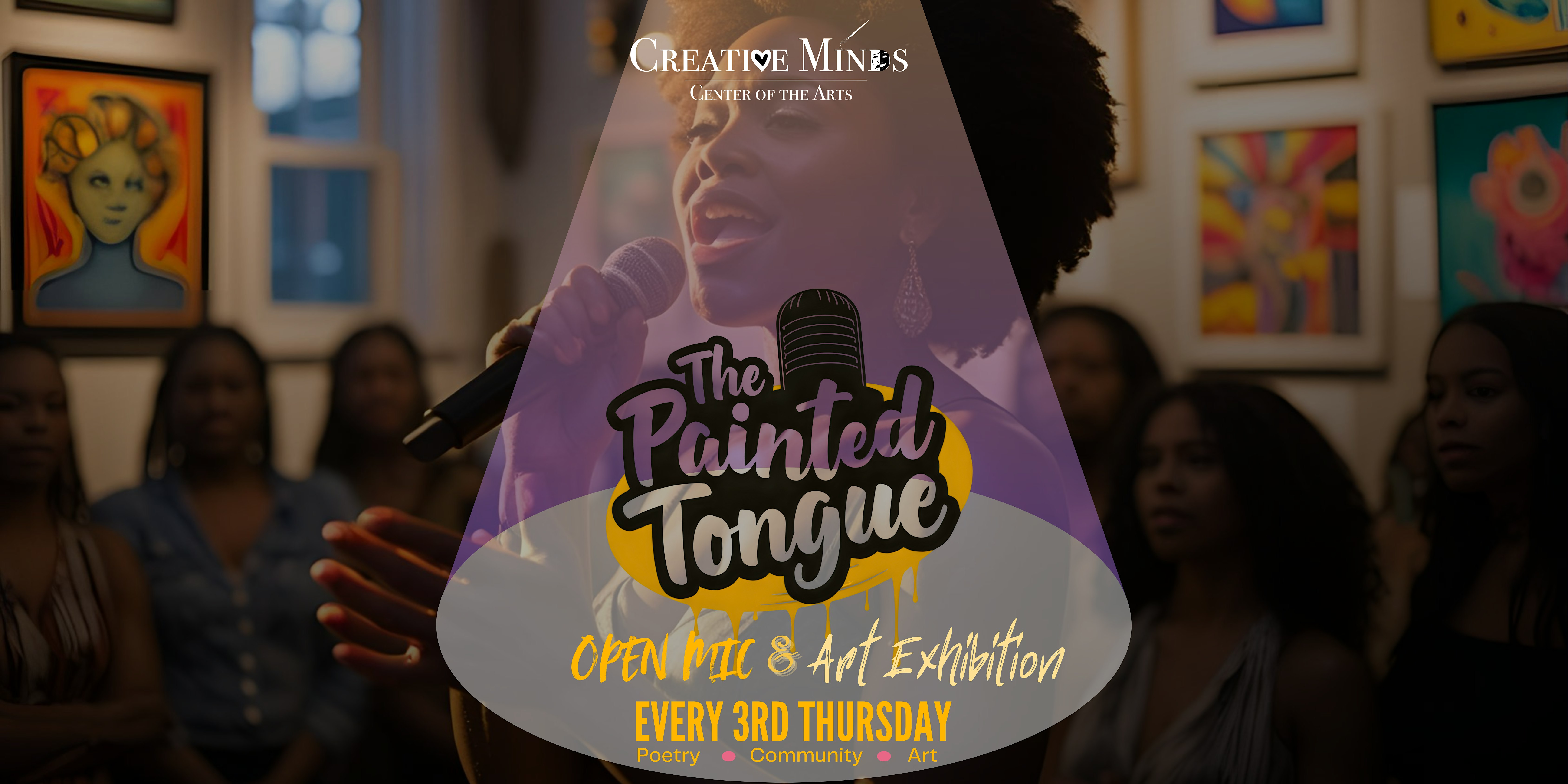 Open Mic and Art Exhibition - The Painted Tongue