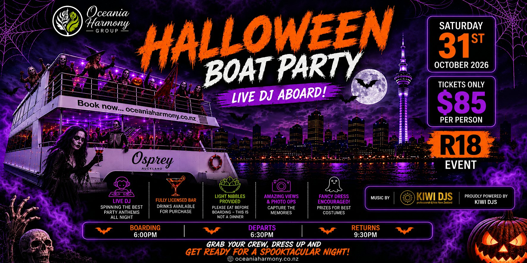 Halloween Boat Party