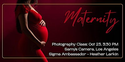 Studio Maternity Portraits w/ Sigma Ambassador Heather Larkin - Los Angeles