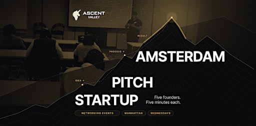 Startup Pitch Events Amsterdam: 5 Founders on Stage