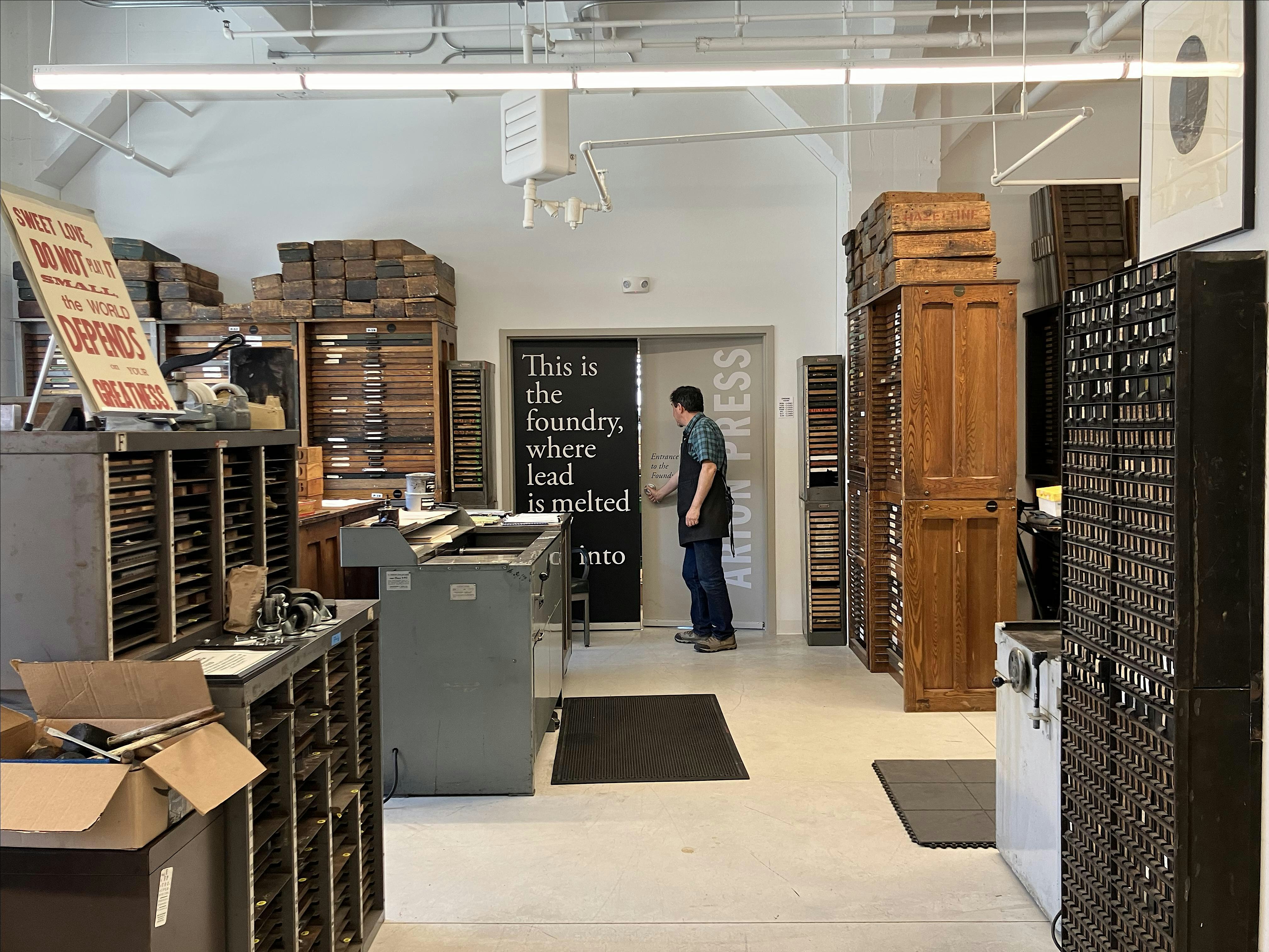Public Tours at Arion Press