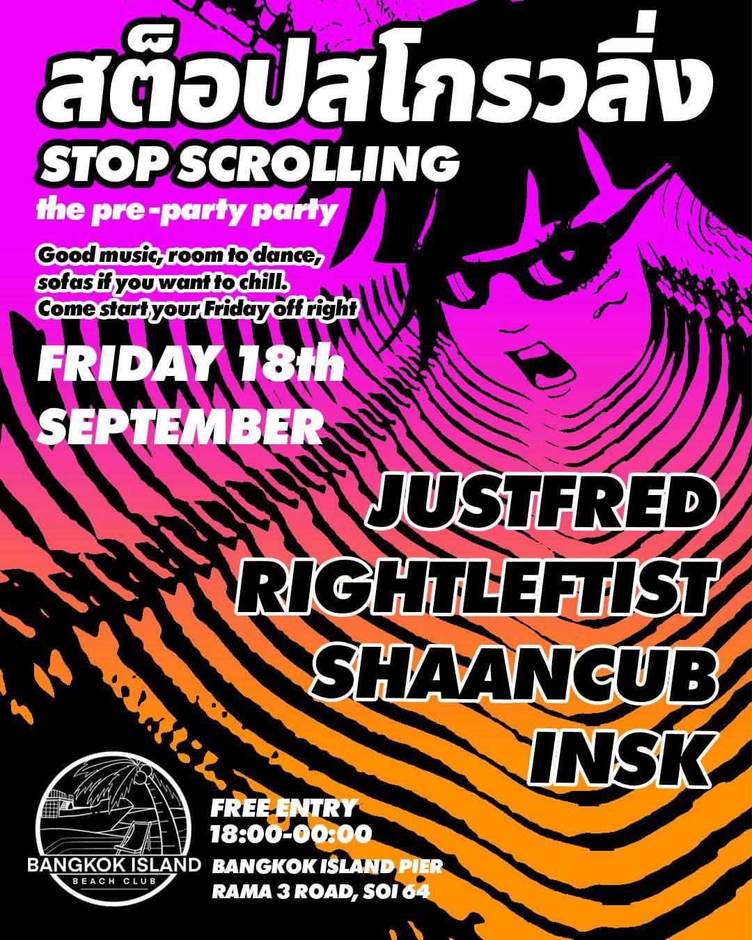 STOP SCROLLING — THE PRE-PARTY PARTY