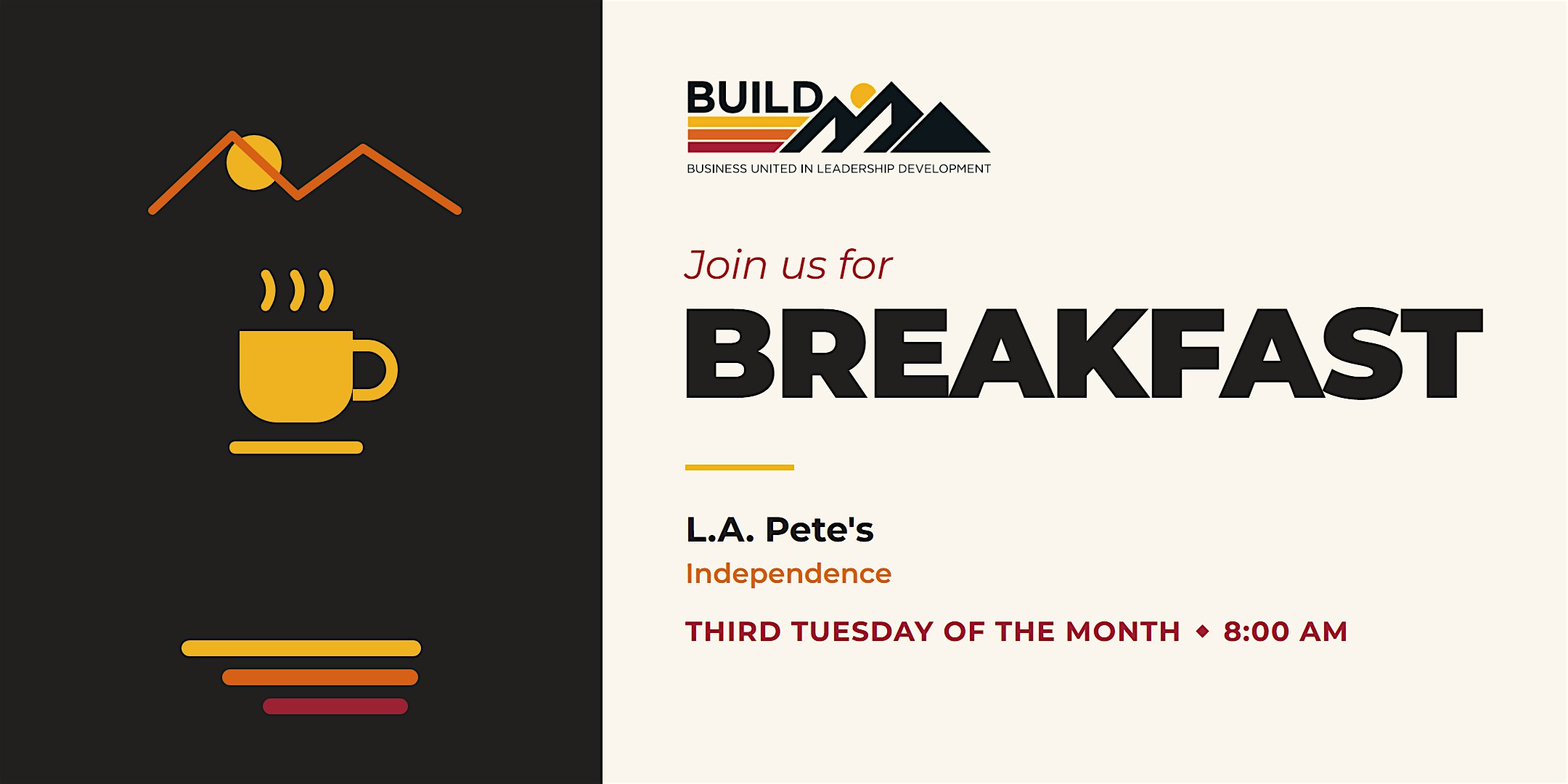 B.U.I.L.D. Breakfast Independence