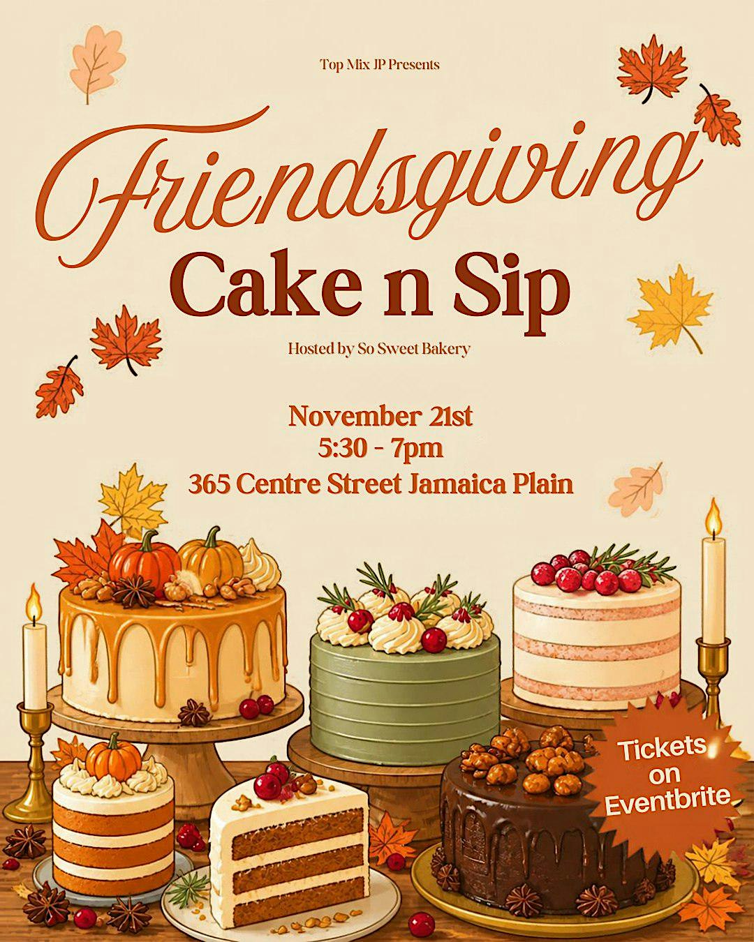 Cake Decorating - Friendsgiving