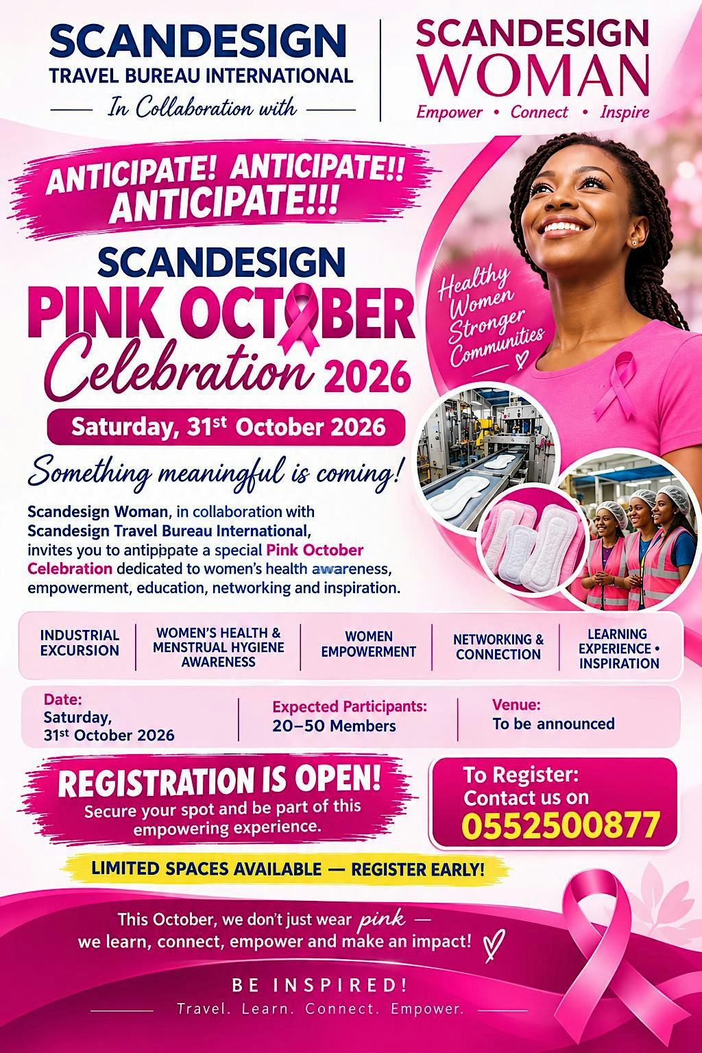 SCANDESIGN PINK OCTOBER CELEBRATION 2026