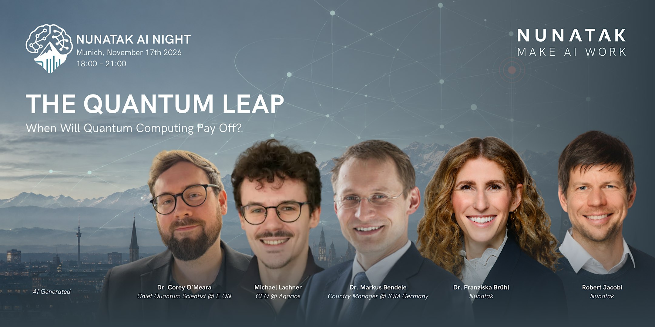 AI NIGHT IV | The Quantum Leap: When Will Quantum Computing Pay Off?
