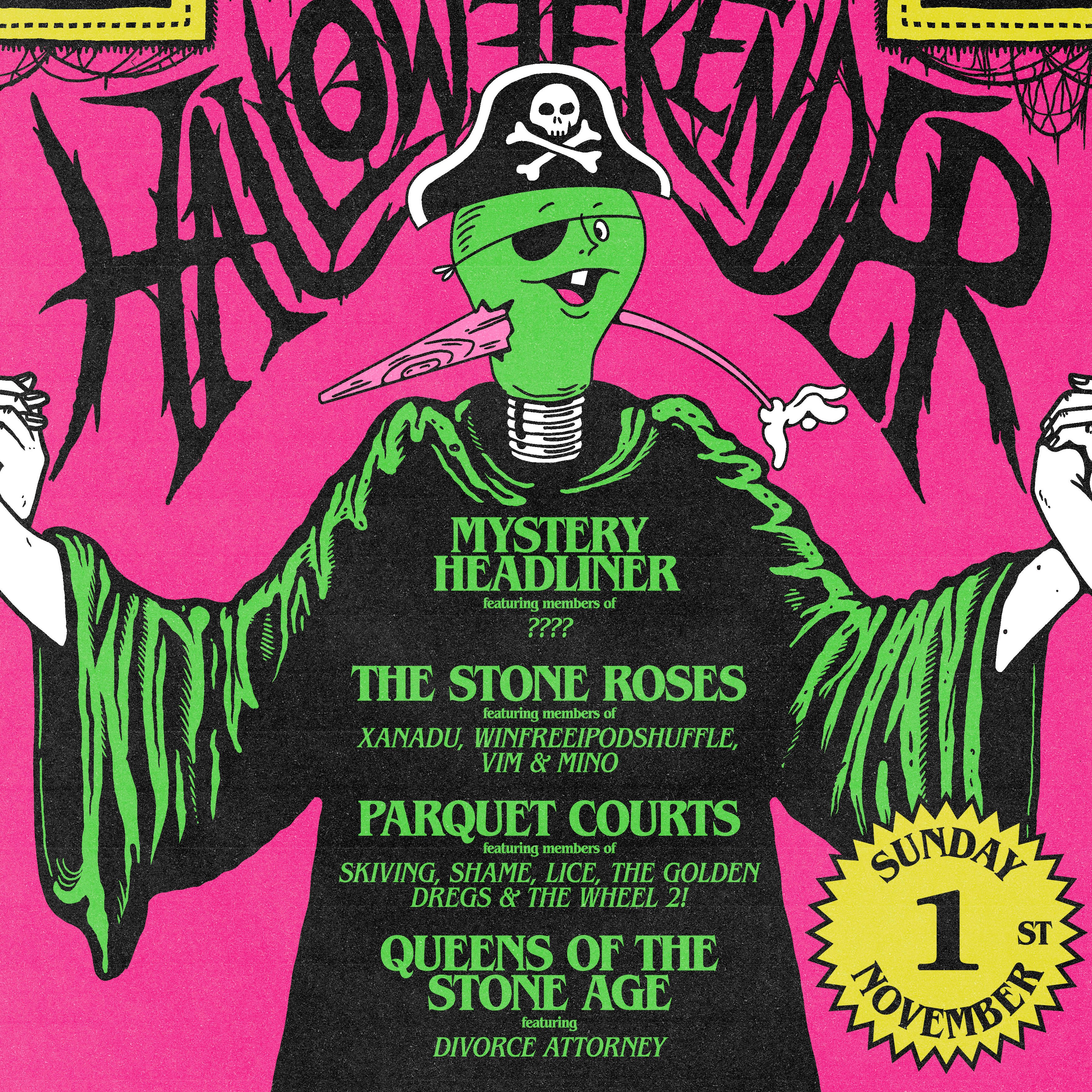 HALLOWEEKENDER: The Strokes / Stone Roses / Parquet Courts / Queens of the Stone Age