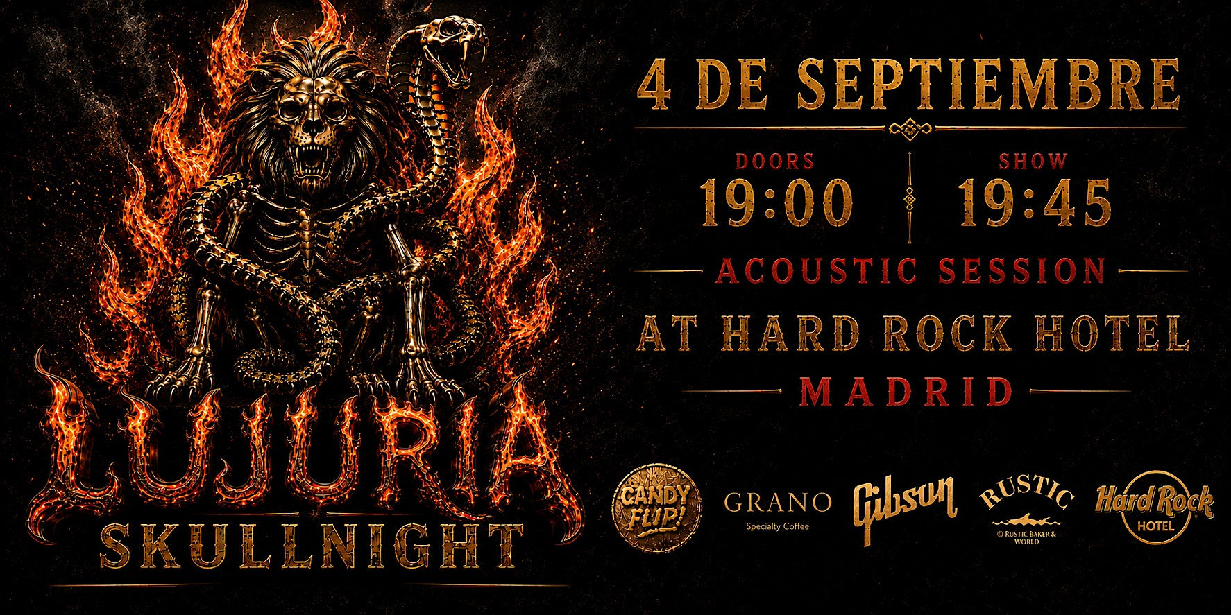 LUJURIA - live at Hard Rock Hotel Madrid (acoustic)