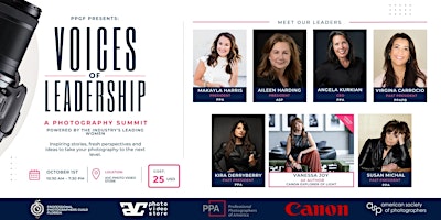Voices of Leadership. A photography summit.