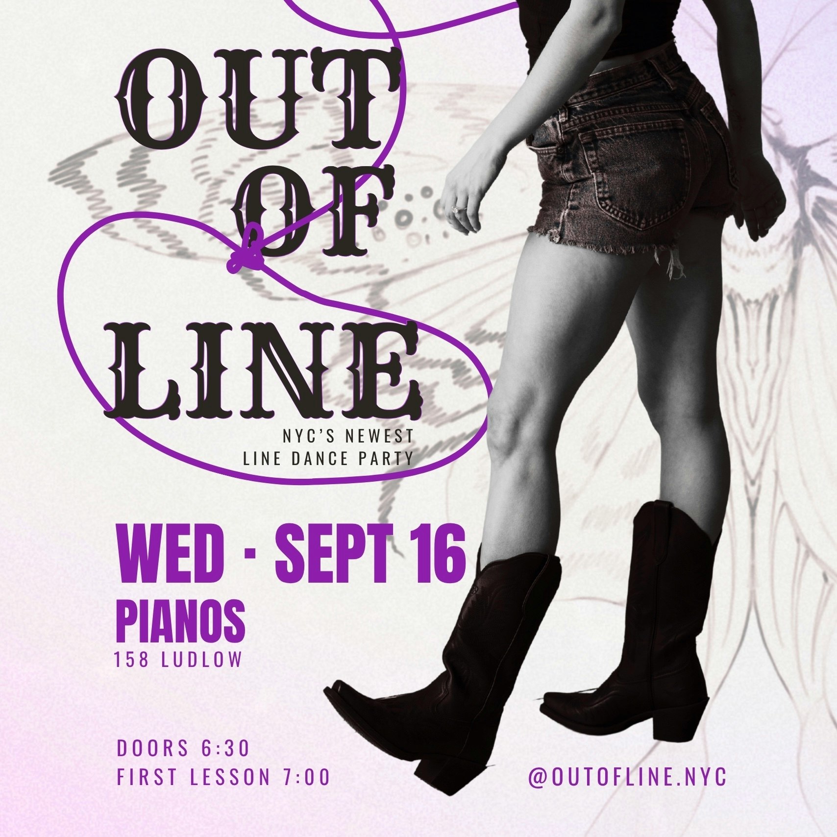 OUT OF LINE: NYC'S NEWEST LINE DANCE PARTY