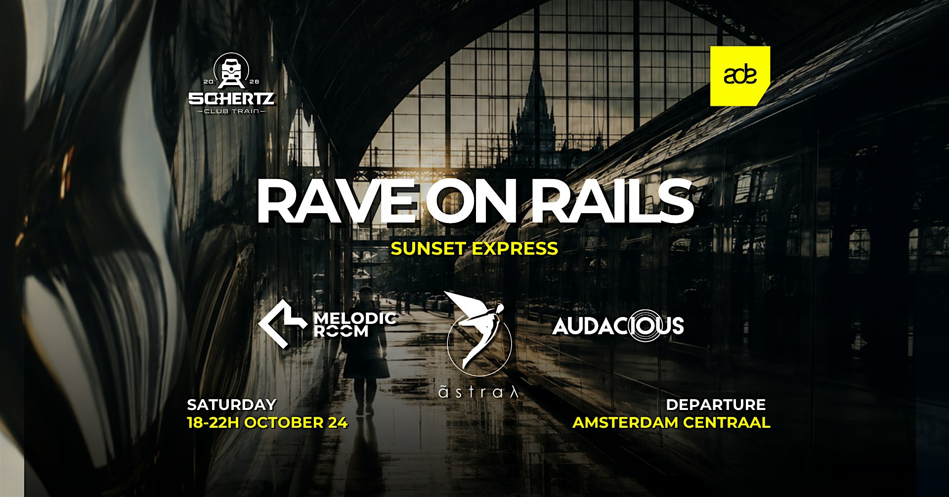 RAVE ON RAILS - SUNSET EXPRESS