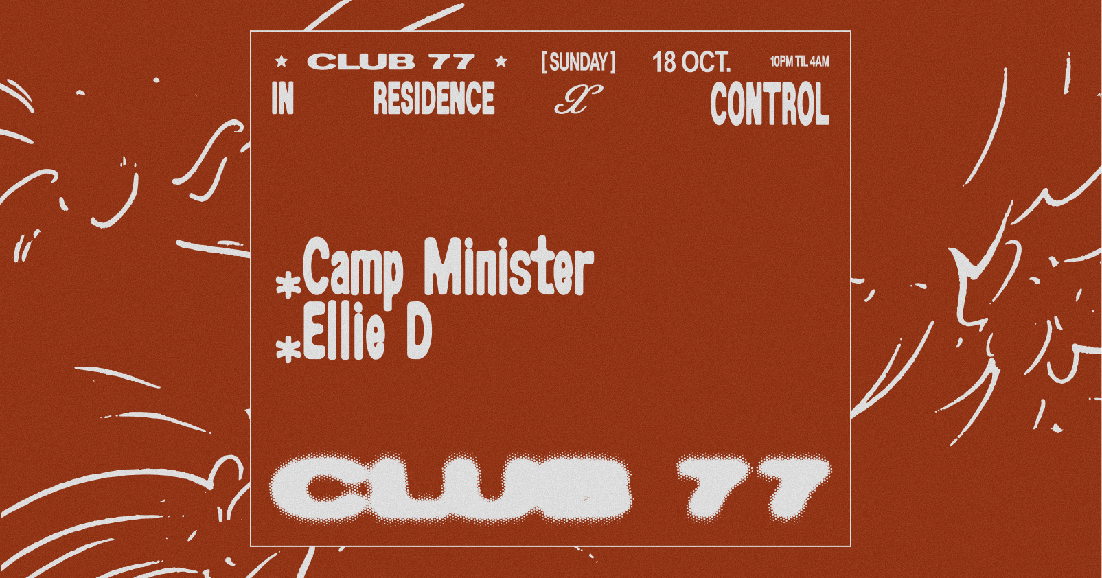 77 x Control: Camp Minister, Ellie D