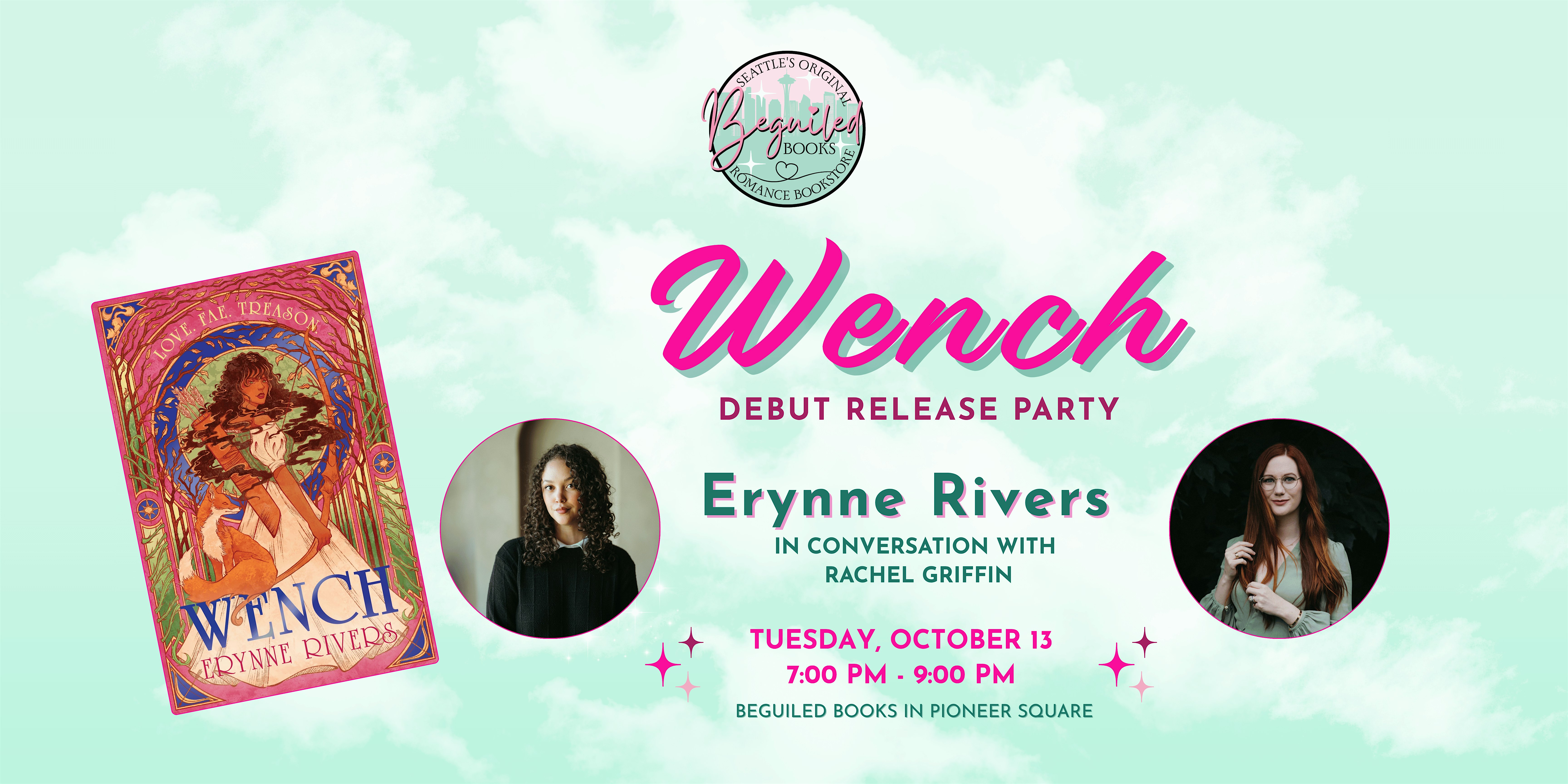 WENCH release party: Erynne Rivers in conversation with Rachel Griffin