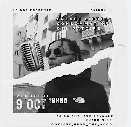 SKINNY en concert au QDP – Nice | Entrée libre
