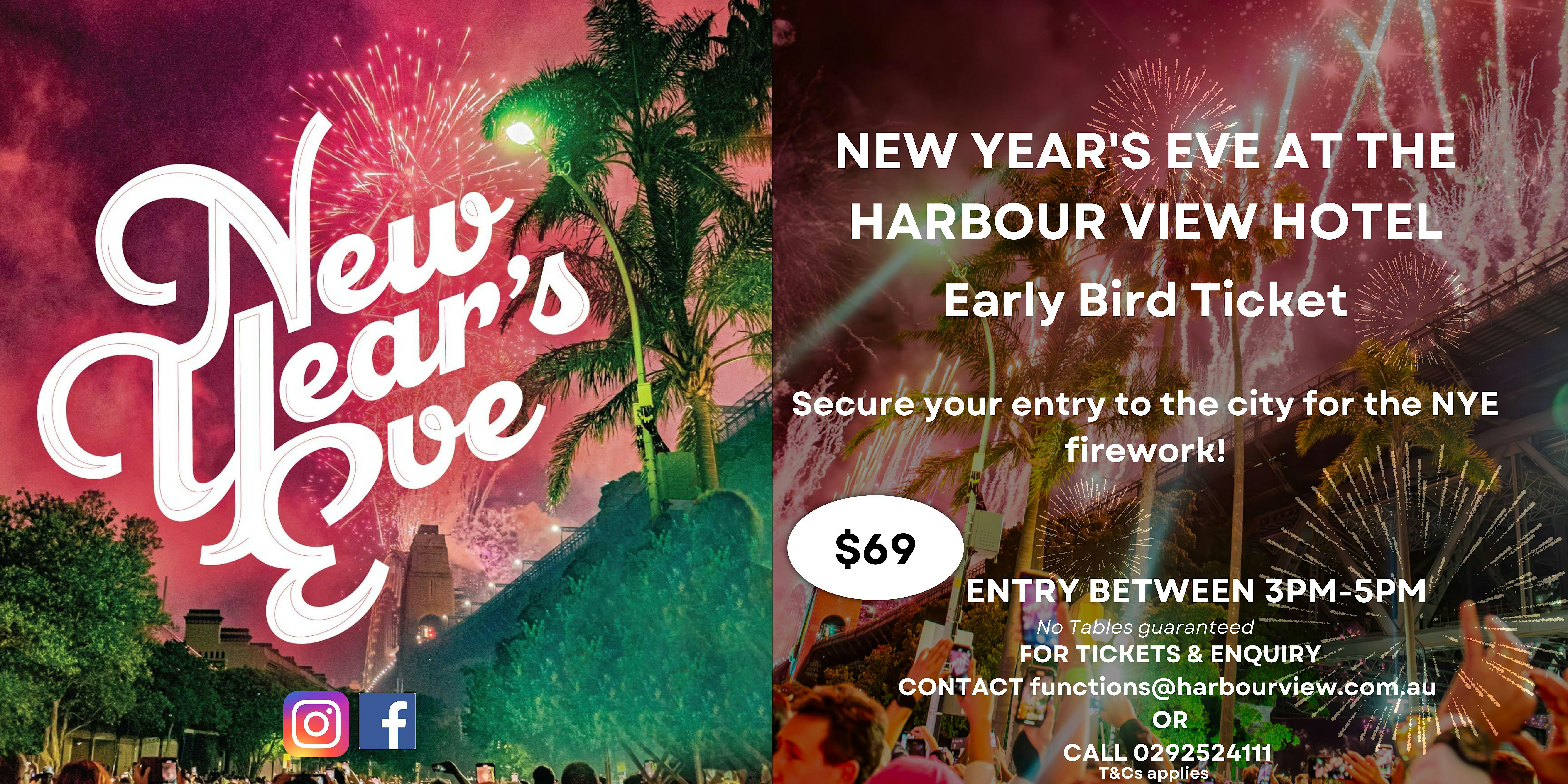 New Years Eve Early Bird Ticket