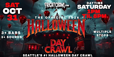 The Fright Crawl | Seattle Halloween Day Bar Crawl 2026 | Sat, Oct 31