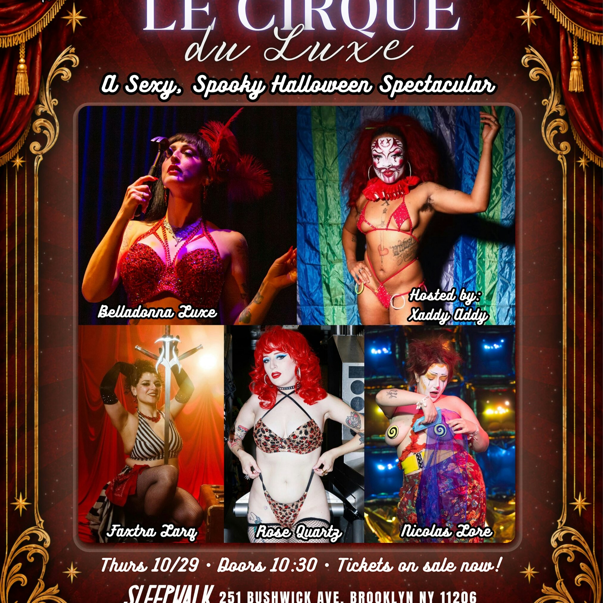 Pink Metal Presents: LE CIRQUE DU LUXE